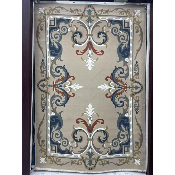 سجاد تركي سيول نقش فرنسي FG7247 بيج غامق كوكين مقاس 100*300