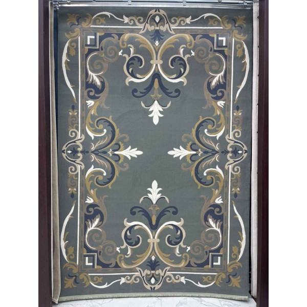 سجاد تركي سيول نقش فرنسي FG7247 سماوي كوكين مقاس 250*350