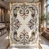 Turkish rug SEOUL French pattern FG7247 Light cream coken size 80*150