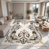 Turkish rug SEOUL French pattern FG7247 Light cream coken size 80*150