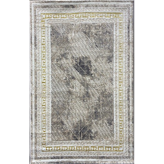 Bulgarian 776 Reception Carpet Beige and Gray