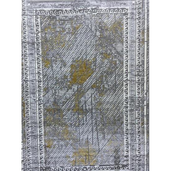 Bulgarian 776 Gray and Gold Reception Carpet