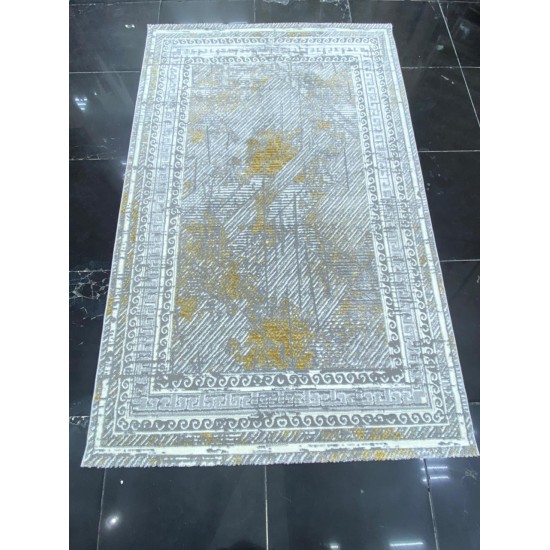 Bulgarian 776 Gray and Gold Reception Carpet