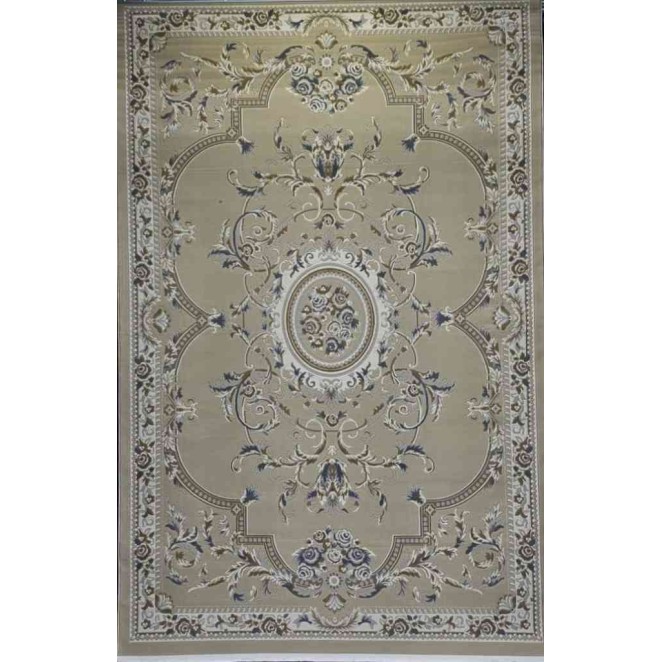 Turkish Florentine 562 rug French pattern dark beige color size 80*150