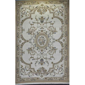 سجاد تركي فلــورانـسـيا 562 نقش فرنسي لون بيج رصاصي مقاس 50*80
