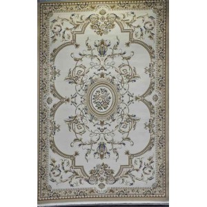 Turkish Florentine 562 rug French pattern Gray beige color size 50*80