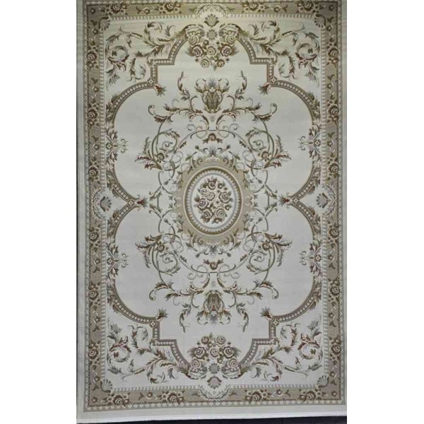 Turkish Florentine 562 rug French pattern Light beige color size 400*500