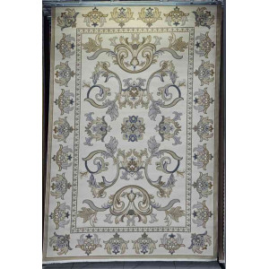 سجاد تركي فلــورانـسـيا 634 نقش فرنسي لون بيج رصاصي مقاس 400*600