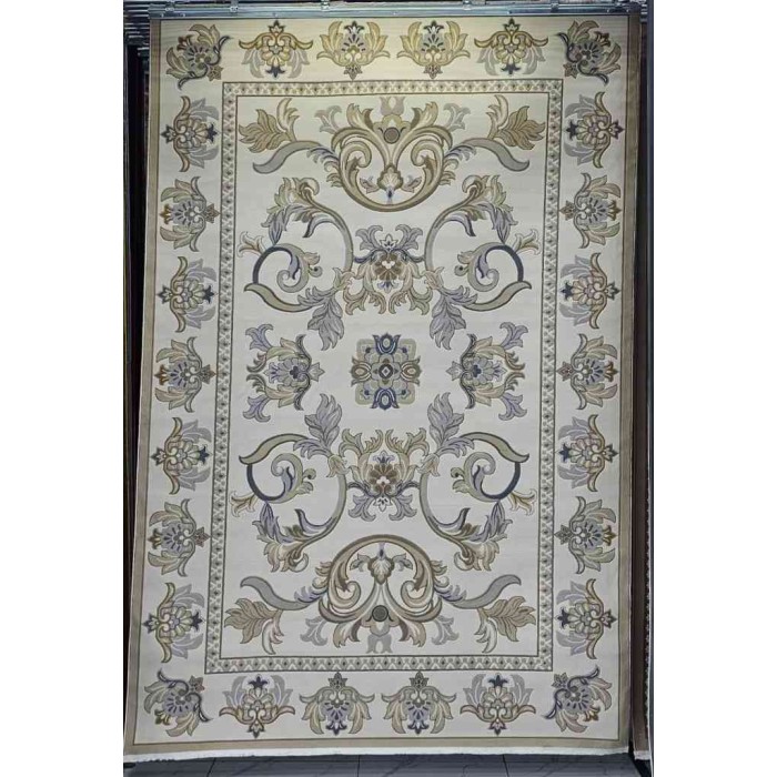 Turkish Florentine 634 rug French pattern Gray beige color size 300*400