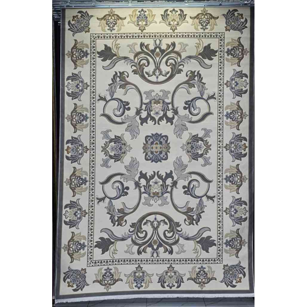 سجاد تركي فلــورانـسـيا 634 نقش فرنسي لون رصاصي فاتح مقاس 300*400 سجاد تركي فلــورانـسـيا 634 نقش فرنسي لون رصاصي فاتح مقاس 300*400