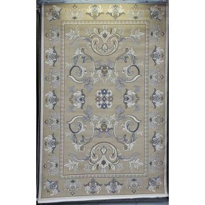 Turkish Florentine 634 rug French pattern dark beige color size 400*500