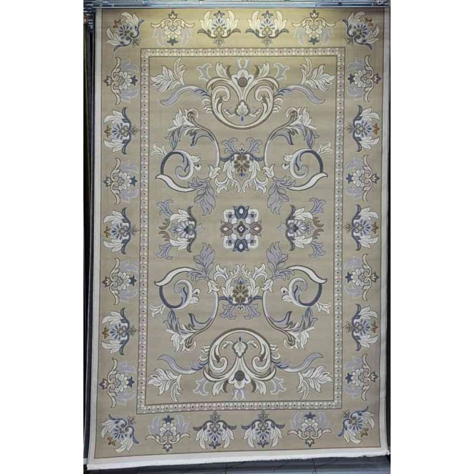 Turkish Florentine 634 rug French pattern dark beige color size 300*400