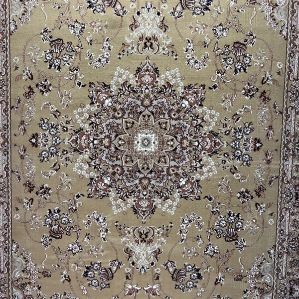Turkish Marseille 2799A Classic Pressed Luxury Sky beige Rug Size 100*400