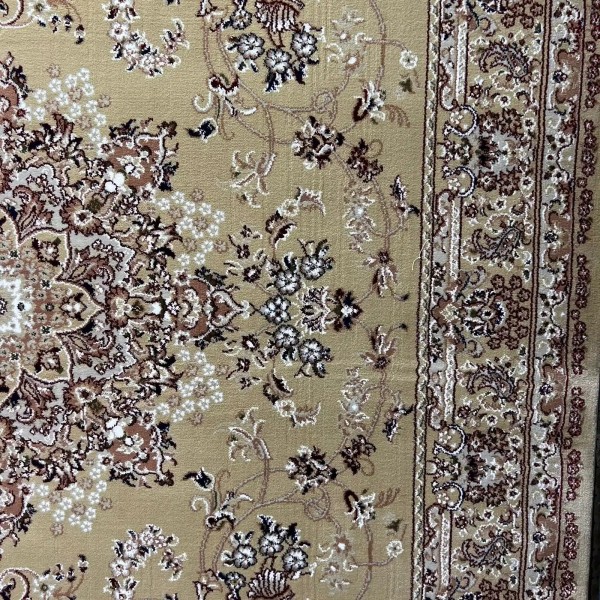 Turkish Marseille 2799A Classic Pressed Luxury Sky beige Rug Size 100*400