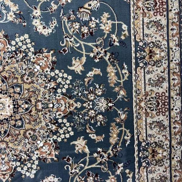 سجاد تركي مرسيليا 2799A كلاسيك مظغوط فاخر سماوي مقاس 100*200