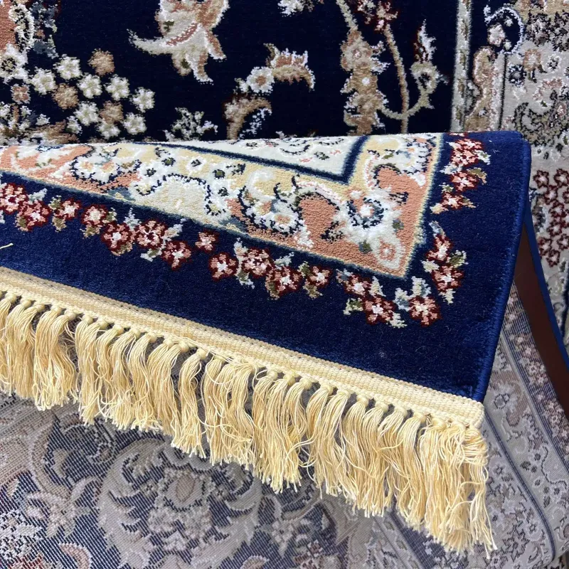 سجاد تركي مرسيليا 2799A كلاسيك مظغوط فاخر كحلي مقاس 300*500