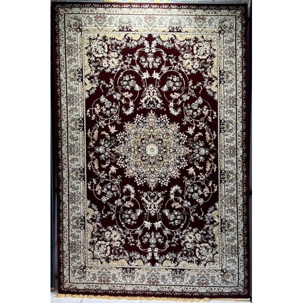 Turkish Marseille 2799A Classic Pressed Luxury Sky red Rug Size 400*500