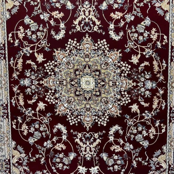 Turkish Marseille 2799A Classic Pressed Luxury Sky red Rug Size 400*500