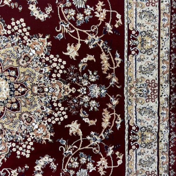 Turkish Marseille 2799A Classic Pressed Luxury Sky red Rug Size 400*500