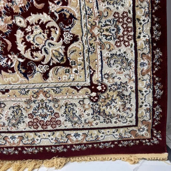 Turkish Marseille 2799A Classic Pressed Luxury Sky red Rug Size 400*500